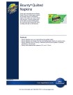Bounty® Quilted Napkins Product Info Sheet