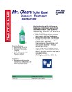 Mr Clean® Toilet Bowl Cleaner/Restroom Disinfectant 3-80 - Product Info Sheet - LSD 6/24/22
