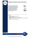 Febreze® Fabric Odor Eliminator Product Info Sheet