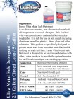 Luster Professional Ultra Metal Safe Detergent Liquid Concentrate - 1 and 5 Gallon - Product Info Sheet   7-44