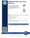 Dawn Professional Power Dissolver Spray 6-00 - Product Info Sheet