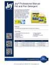Joy® Manual Pot & Pan Detergent 1-30 - Product Info Sheet