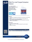 P&G Pro Line™ Carpet Extraction Cleaner 4-25 - CONCENTRATE - Product Info Sheet - Disco'd 6/1/22