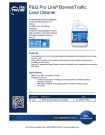 P&G Pro Line™ Bonnet/Traffic Lane Carpet Cleaner 4-27 - CONCENTRATED - Product Info Sheet - Disco'd 4/1/22