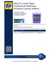 P&G Pro Line Tide Professional Whiteness Enhancer Laundry Additive 5-40 - Product Info Sheet