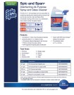Spic & Span Disinfecting All-Purpose Spray and Glass Cleaner - Product Info Sheet
