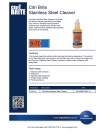 DCT Citri Brite Stainless Steel Cleaner 9-70 - Product Info Sheet