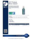 DCT Produce Mirror Cleaner 9-89 - Product Info Sheet - DISCONTINUED LAST SHIP DATE 10/12/18