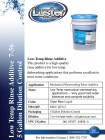 Luster Professional  Low Temp Rinse Additive   7-56  Liquid Concentrate - 5 gal - Product Info Sheet