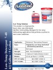 Luster Professional Low-Temp Detergent  7-48  Liquid Concentrate - 1 and 5 gal - Product Info Sheet