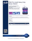 P&G Pro Line™ Heavy Duty Spray Cleaner Concentrate  6-64 - Product Info Sheet - LSD 9/30/22