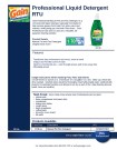 Gain Professional Manual Pot & Pan Detergent 1-70 - Product Information Sheet - DISCONTINUED LAST SHIP DATE 7/1/19