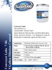 Luster Professional Conveyor Lube  7-86 Liquid Concentrate - 5 gal - Product Info Sheet