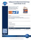 Safeguard® Anti-Bacterial Liquid Hand Soap - Product Info Sheet       2-10