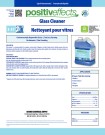 positiveffects Glass Cleaner Liquid Concentrate 3-37 - Canada Product Information Sheet 