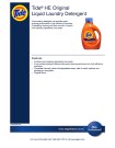 Tide® HE Original Liquid Laundry Detergent - Product Info Sheet