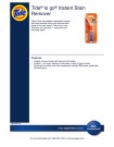 Tide® to go® Instant Stain Remover - Product Info Sheet - LSD 2/5/23