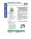 P&G Pro Line™ Finished Floor Cleaner 4-32 - CONCENTRATE - Product Info Sheet