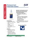 P&G Pro Line™ Thickened Acid Toilet Bowl Cleaner - Product Info Sheet - LSD 9/2/2022