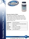 Steramine Sanitizer Tablets  7-68  Concentrate - Product Info Sheet