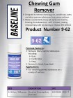 Baseline Chewing Gum Remover 9-62 - RTU - Product Info Sheet - LSD 6/24/22