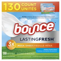 Bounce® Lasting Fresh Mega Dryer Sheets